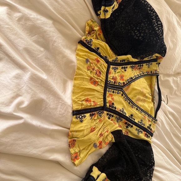 🖤💛Free people blouse🖤💛 - Picture 13 of 14